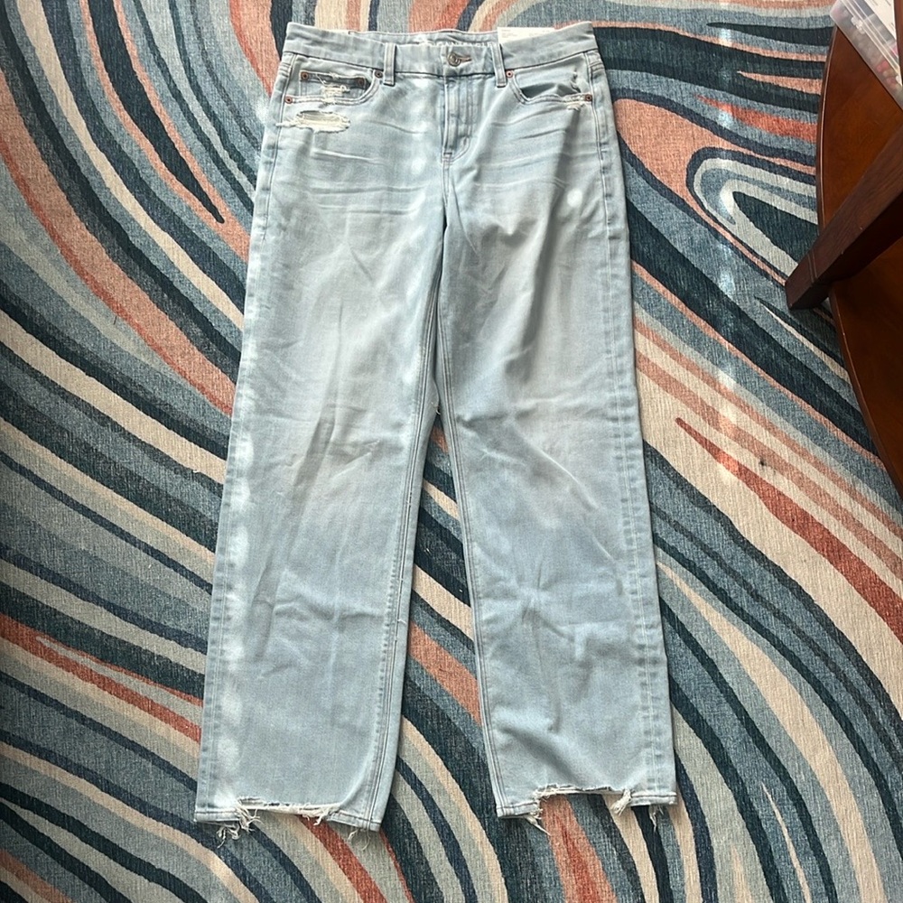 Distressed Light Wash Jeans